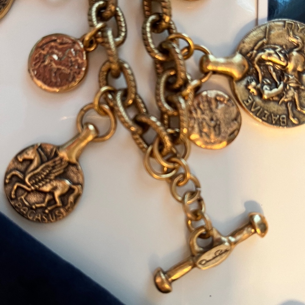 Oscar de la Renta Coin Bracelet